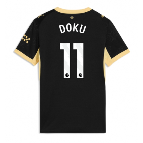 Billige Fotballdrakt Manchester City Jeremy Doku #11 Replika Bortedrakt Dame 2026-27 Kortermet Billige Fotballdrakt Manchester City Jeremy Doku #11 Replika Bortedrakt Dame 2026-27 Kortermet